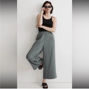 Madewell The Untailored wide leg crop in lightspun
